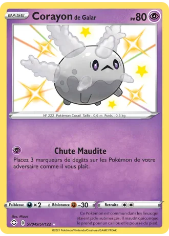 Corayon de Galar SV049/122 — Coffre Chromatique (Destinées Radieuses)