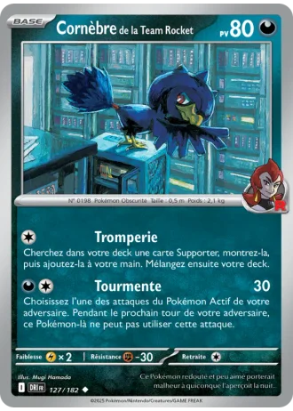 Cornèbre de la Team Rocket #127 — Rivalités Destinées