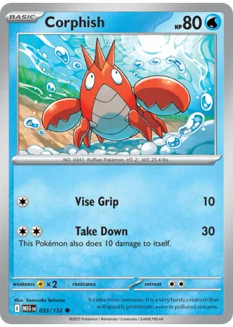 Corphish #033/132 — Mega Evolution