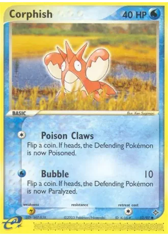 Corphish #52/97 — Dragon