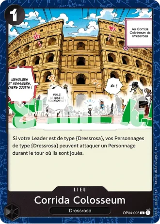 Corrida Colosseum (OP04-096) (Pirate Foil) — ONE PIECE CARD THE BEST vol.2 (PRB02)