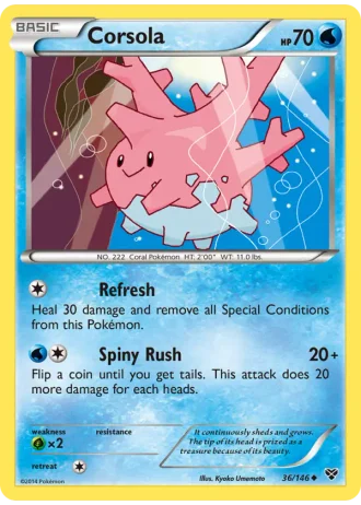 Corsola #36/146 — XY