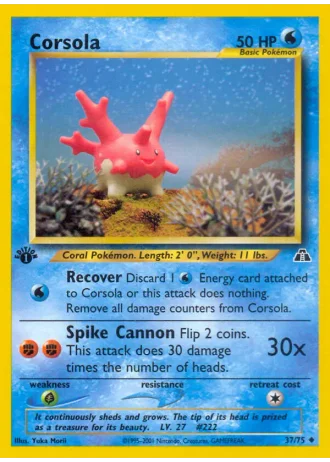 Corsola #37/75 — Neo Discovery
