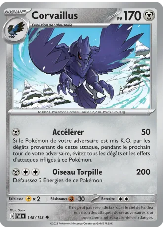 Corvaillus #148/193 — Évolutions à Paldea