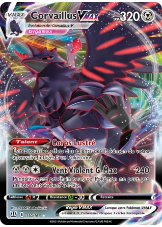 Corvaillus VMAX #110 — Styles de combat