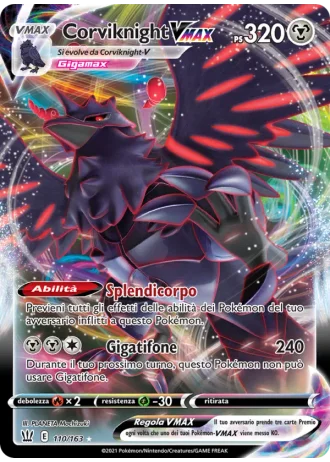 Corviknight VMAX #110 — Stili di Lotta