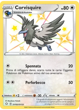 Corvisquire SV102/122 — Tesoro Cromatico (Destino Splendente)