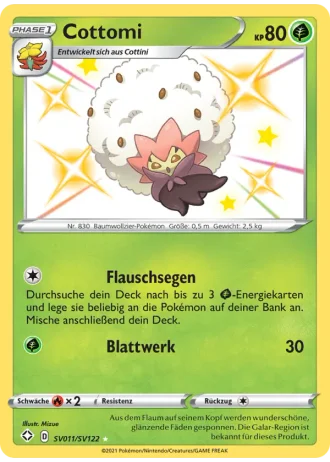 Cottomi SV011/122 — Schillernde Schatzkammer (Glänzendes Schicksal)