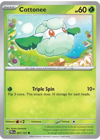 Cottonee #007/131 — Prismatic Evolutions
