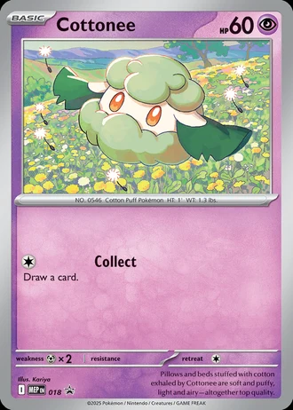Cottonee #018 — MEP Black Star Promos