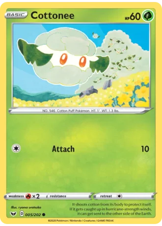 Cottonee #5/202 — Sword & Shield