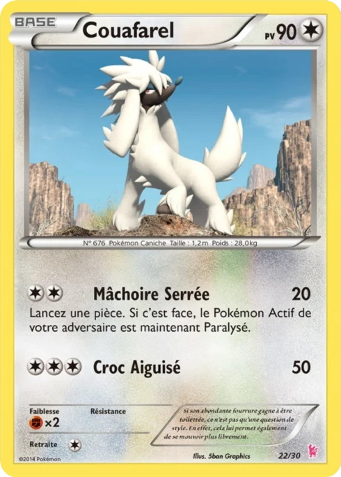 Couafarel #22 — XY Kit du dresseur (Nymphali)