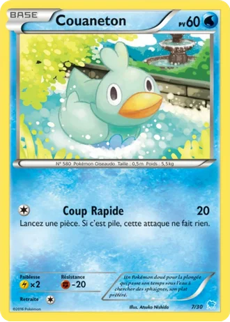 Couaneton #7 — XY Kit du dresseur (Suicune)