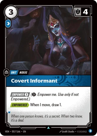 Covert Informant #057/166 — Vendetta