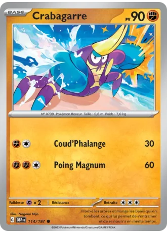 Crabagarre #114/197 — Flammes Obsidiennes