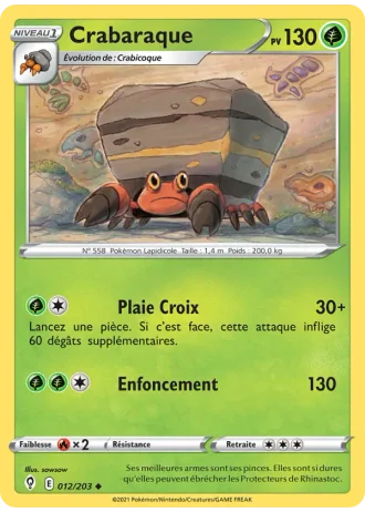 Crabaraque #12/203 — Évolution Céleste