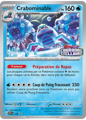 Crabominable #134 — Écarlate & Violet Promos