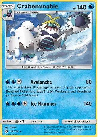 Crabominable #43 — Sun & Moon