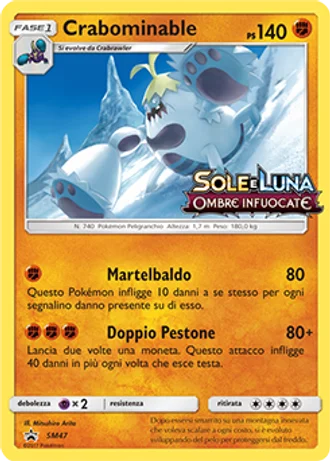 Crabominable SM47 — Sole e Luna Promos