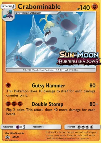Crabominable SM47 — Sun & Moon Promos