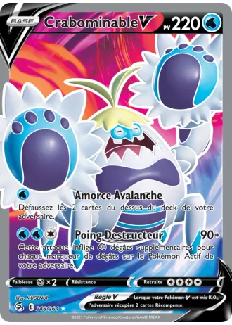 Crabominable V #248 — Poing de Fusion