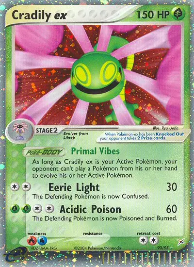 Cradily ex #90 — EX Team Magma vs Team Idro