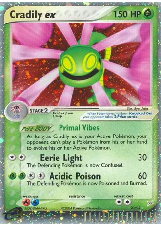 Cradily ex #90 — Team Magma vs Team Aqua
