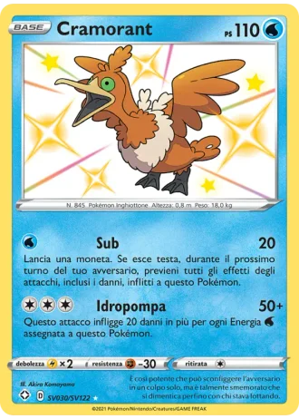 Cramorant SV030/122 — Tesoro Cromatico (Destino Splendente)