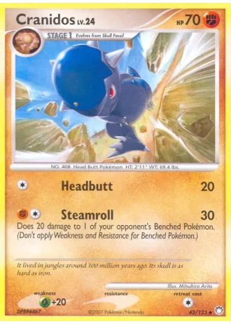 Cranidos #43/123 — Tesori Misteriosi