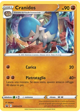 Cranidos SWSH274 — Spada e Scudo Promos