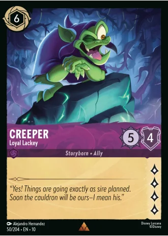 Creeper - Loyal Lackey #50/204 — Whispers in the Well