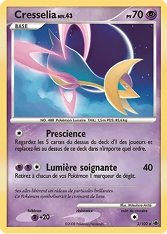 Cresselia #2/100 — Aube Majestueuse