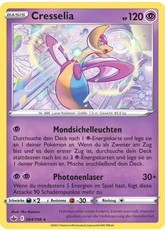 Cresselia #64/198 — Schaurige Herrschaft