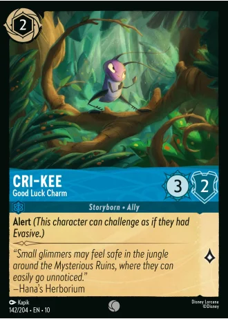 Cri-Kee - Good Luck Charm #142/204 — Whispers in the Well