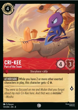 Cri-Kee - Part of the Team #131/204 — Reign of Jafar