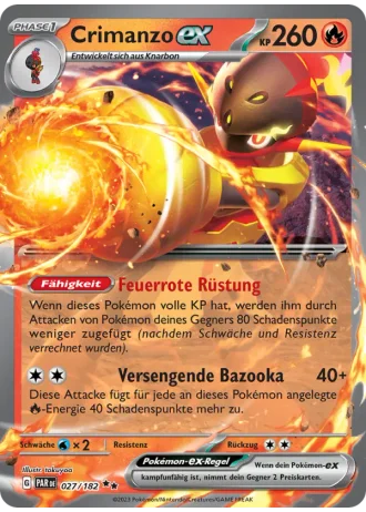 Crimanzo ex #027/182 — Paradoxrift