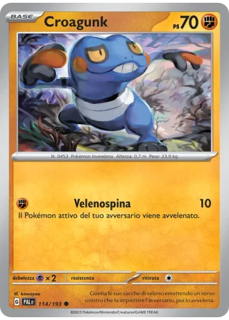 Croagunk #114 — Evoluzioni a Paldea