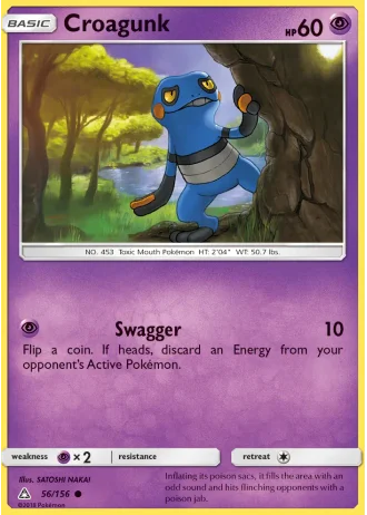 Croagunk #56/156 — Ultra Prism