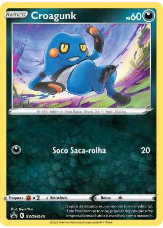 Croagunk SWSH245 — Spada e Scudo Promos