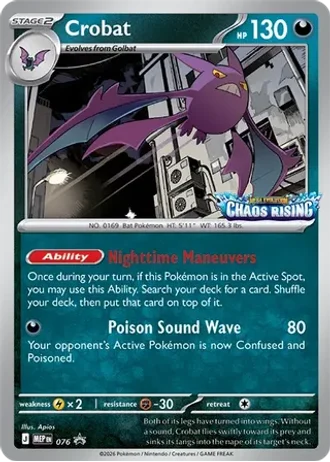 Crobat #076 — MEP Black Star Promos
