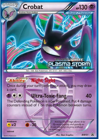Crobat BW51 — Black & White Promos