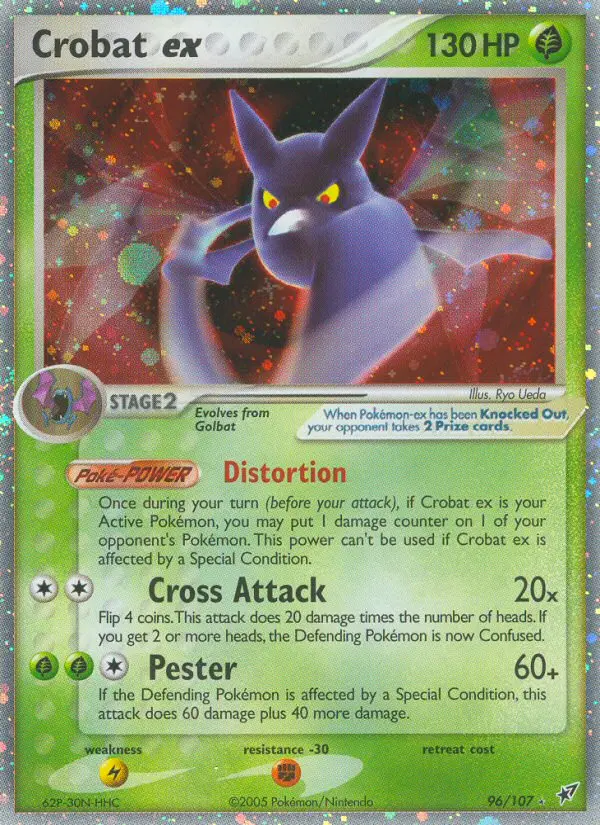 Crobat ex #96 — EX Deoxys