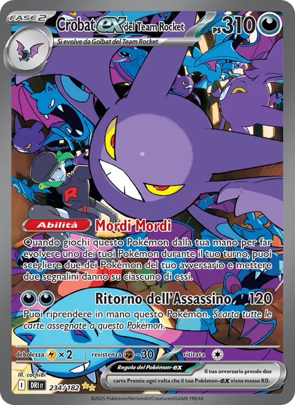 Crobat-ex del Team Rocket #234 — Rivali Predestinati