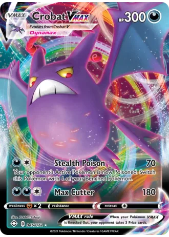Crobat VMAX #45/72 — Shining Fates