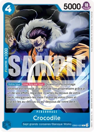 Crocodile (EB02-023) — Anime 25th Collection (EB02)
