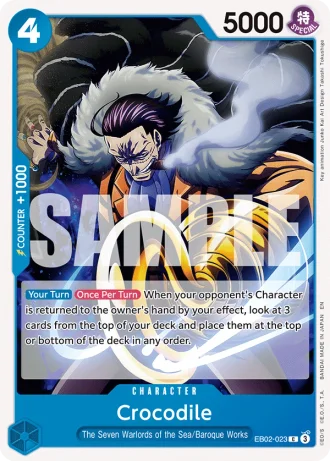 Crocodile (EB02-023) — Anime 25th Collection (EB02)