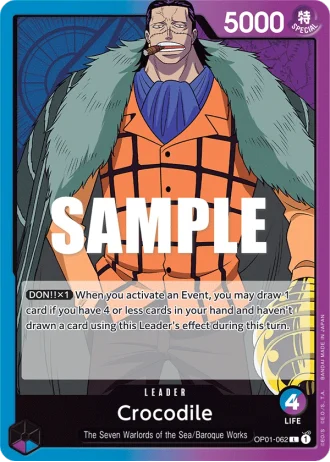 Crocodile (OP01-062) — Romance Dawn (OP01)