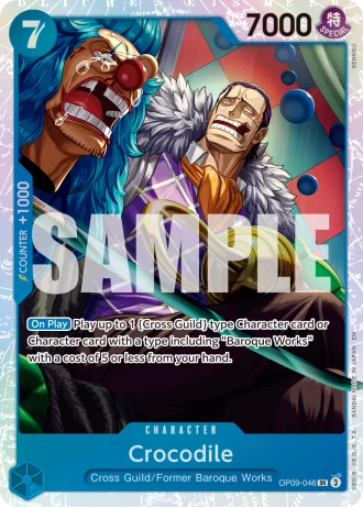 Crocodile (OP09-046) (Reprint) — One Piece Card The Best Vol.2(PRB02)