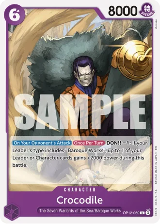 Crocodile (OP12-069) — Legacy of the Master (OP12)