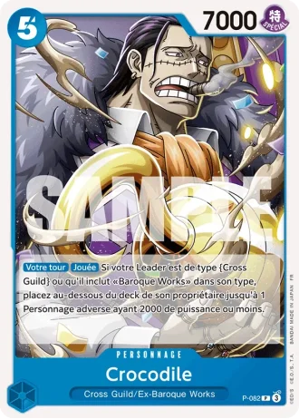 Crocodile (P-082) (Pirate Foil) — ONE PIECE CARD THE BEST vol.2 (PRB02)